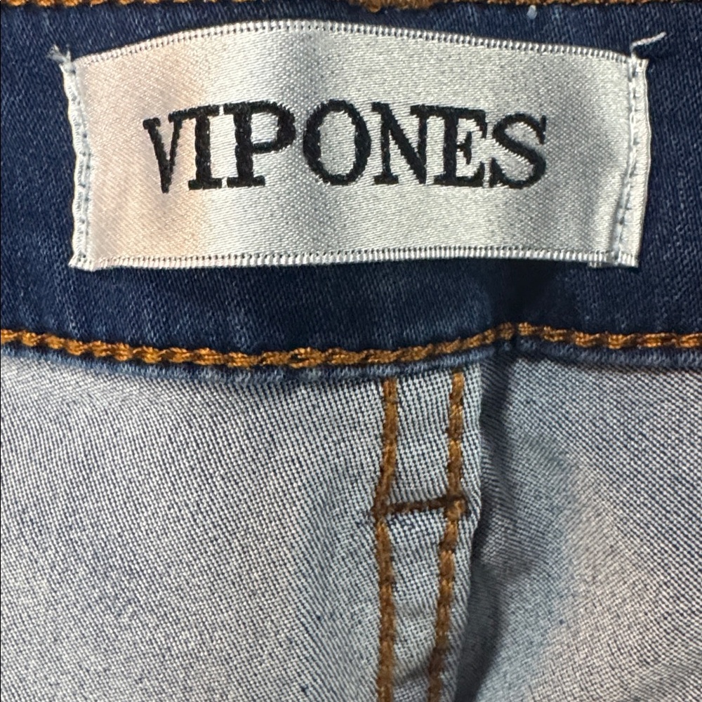 VIPONES Blue Denim Shorts - Picture 4 of 5